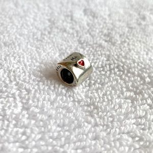 Pandora silver charm - Love letter